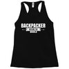 Backpacker Explore The World Racerback Tank