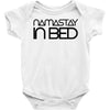 namastay in bed Baby Onesie