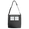 police box for who Adjustable Strap Totes