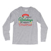 we wish you happy holidays &amp; merry christmas Long Sleeve Shirts