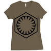 first order logo Ladies Fitted T-Shirt