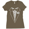 youth kids tuxedo Ladies Fitted T-Shirt