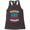 Super Cool Dad Of A Freaking Awesome Daughter Racerback Tank