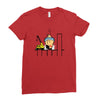 sumo pile driver Ladies Fitted T-Shirt