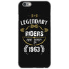 legendary riders are born in 1963 iPhone 6/6s Case