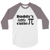 daddy little cuttie 3/4 Sleeve Shirt