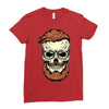 terror skull Ladies Fitted T-Shirt