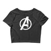 avengers sticker vinyl decal Crop Top