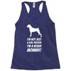not just a dog person i'm a boxer mommy! Racerback Tank
