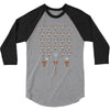 space ni invaders 3/4 Sleeve Shirt