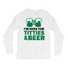 st. patrick's day titties and beer Long Sleeve Shirts