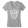 clube atl&eacute;tico mineiro brasil Women's V-Neck T-Shirt