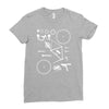 bicycle cyclopath bike hobby exploded Ladies Fitted T-Shirt