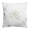 the scary door Throw Pillow