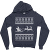 ugly santa claus Zipper Hoodie