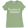 donatore di organo Ladies Fitted T-Shirt