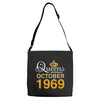 queens are born in october 1969 Adjustable Strap Totes