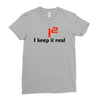 i2 keep it real Ladies Fitted T-Shirt