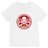 red skull logo avengers marvel comics gift V-Neck Tee