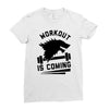 round neck half sleeves Ladies Fitted T-Shirt