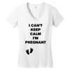I Can't Keep Calm I'm Pregnant Women's V-Neck T-Shirt