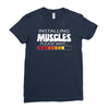 musculs installing Ladies Fitted T-Shirt
