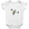Rainbow Puke Baby Onesie