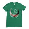 Space Skeleton Ladies Fitted T-Shirt