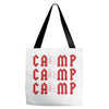Camp Hitchhiking Tote Bags