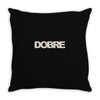 Dobre Floral T-Shirt Design Throw Pillow