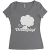 dreamland logo Women's Triblend Scoop T-shirt