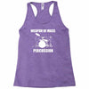 weapon of mass percussion Racerback Tank