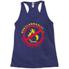 non flammable challenge accepted Racerback Tank
