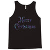 merry christmas colorful glitter Tank Top