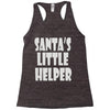 santa's little helper Racerback Tank