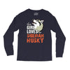 This Girl Loves Siberian Husky Long Sleeve Shirts