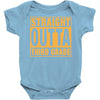 straight outta third grade Baby Bodysuit