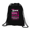 quens are born in march Drawstring Bags