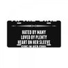 April Girl Hated By Many License Plate