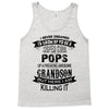 Super Cool Pops Of A Freaking Awesome Grandson Tank Top