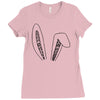 bunny ears Ladies Fitted T-Shirt