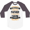 Super Cool Father Of A Freaking Awesome Son 3/4 Sleeve Shirt