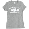 st patricks day drinking team Ladies Fitted T-Shirt