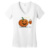 pumpkin spice season Women's V-Neck T-Shirt