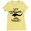 New Mom 2018 Rokie Dept. Ladies Fitted T-Shirt