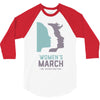 women's march 2017 on washington 3/4 Sleeve Shirt
