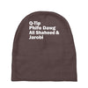 tribe called quest names Baby Beanies