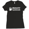 beer holder Ladies Fitted T-Shirt