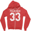 polk high Zipper Hoodie