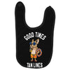 good times tan lines Baby Bibs